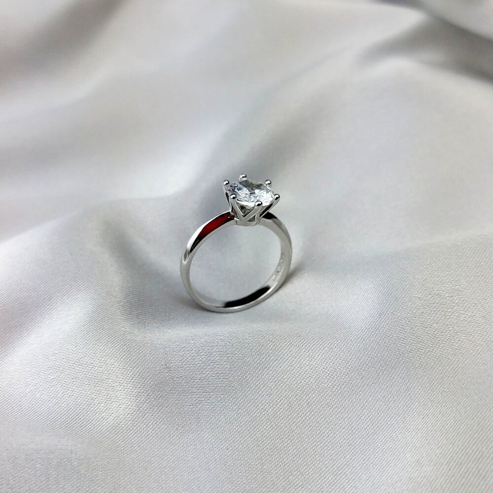 Never Fade 18K White Gold Plated Ring